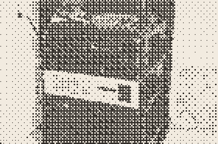 The rack, printed as ink on paper